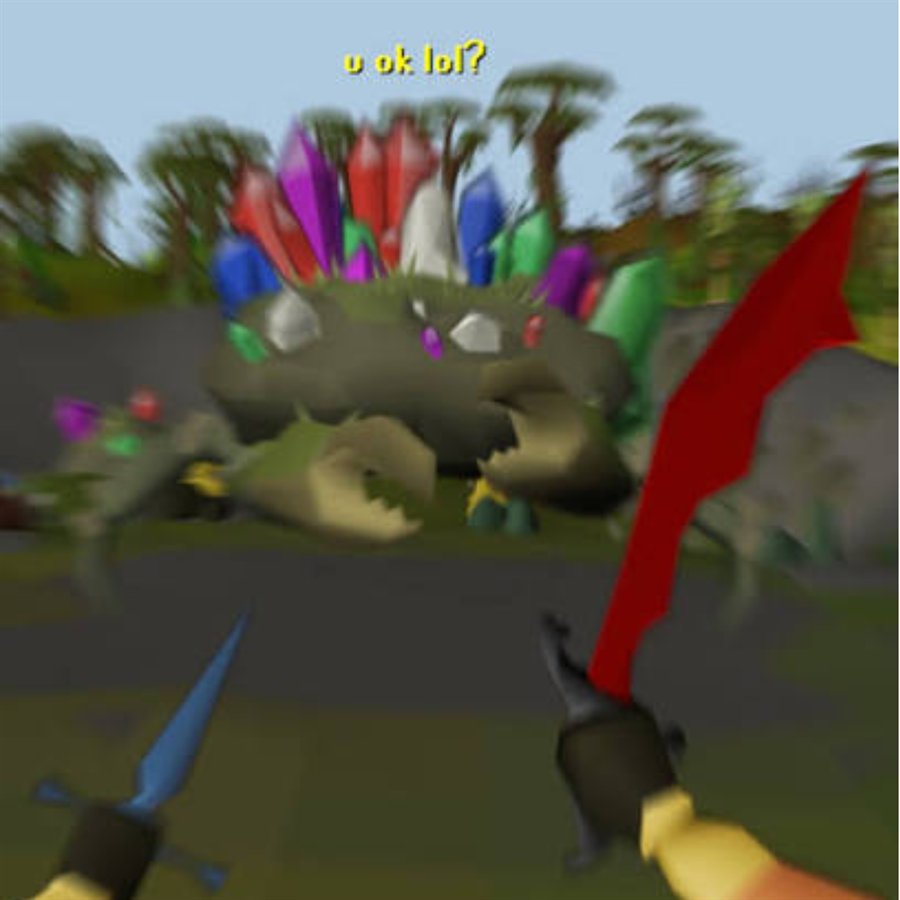 Fighting the Gemstone Crab in RuneScape